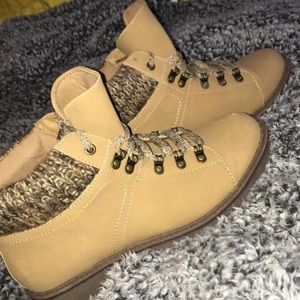 Tan boots